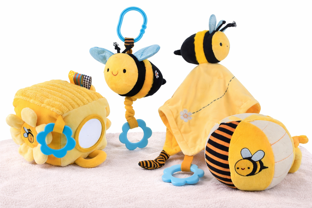 SNUGGLE BUDDY HUNNY BEE PLUSH GIFT SET – 4 PIECE