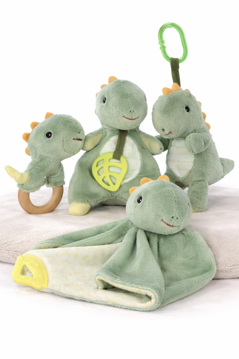 Snuggle Buddy Minty Dinosaur Plush Gift Set