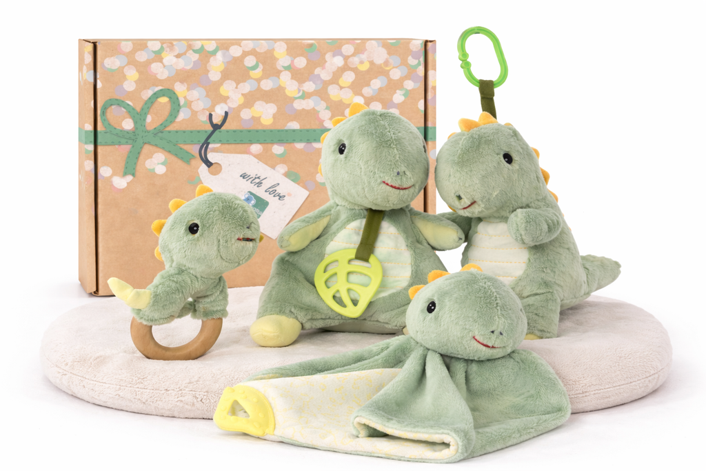 Snuggle Buddy Minty Dinosaur Plush Gift Set