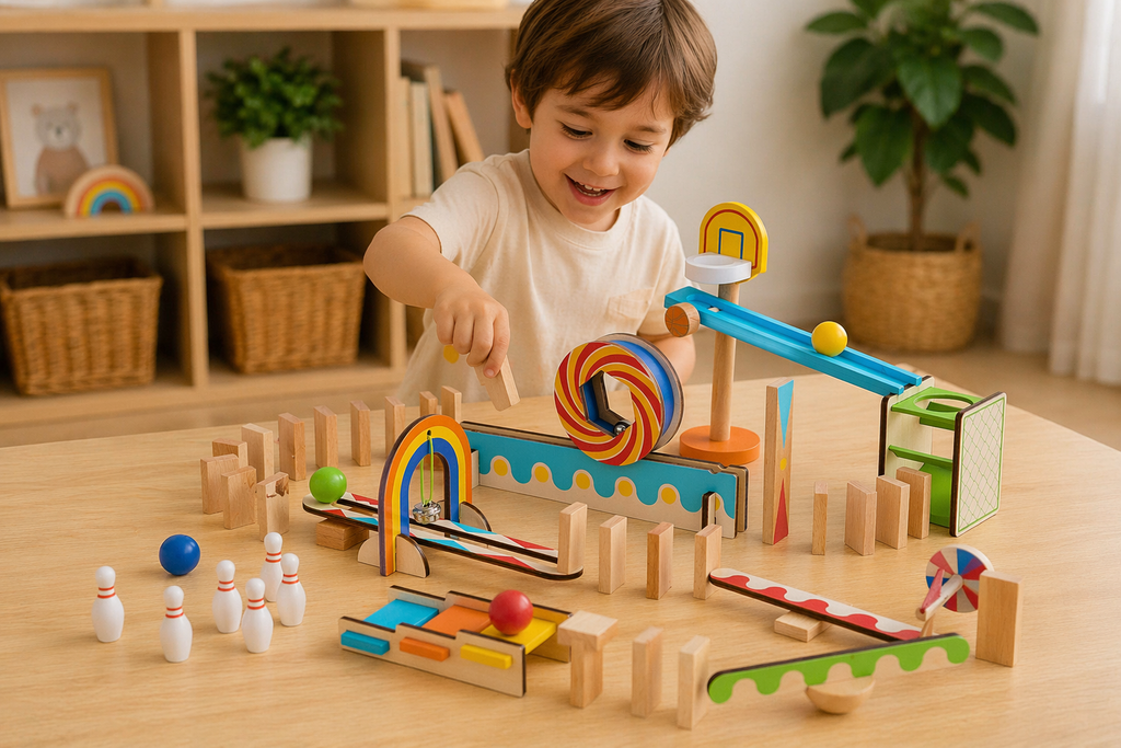 DOMINO RUN BUILDING SET LARGE