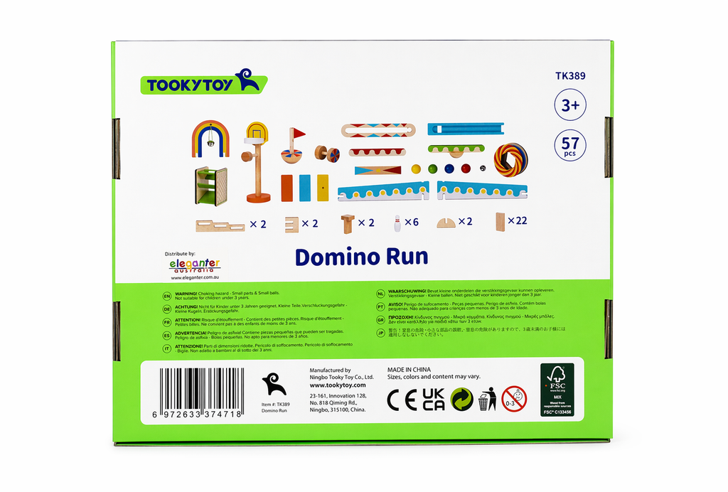 DOMINO RUN BUILDING SET LARGE